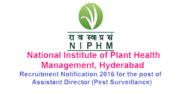NATIONAL INSTITUTE OF PLANT HEALTH MANAGEMENT